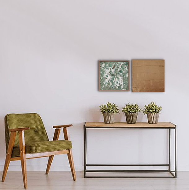 SOLD - Soothing Sunlight - 40x40cm